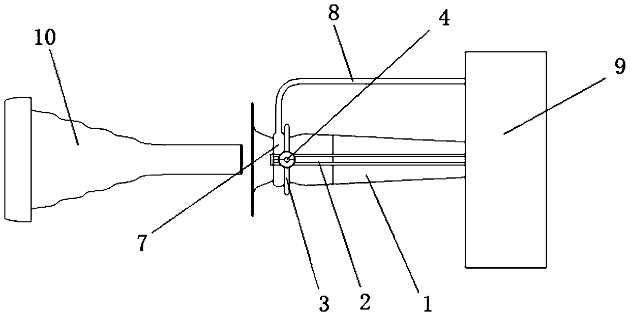 Accurate negative pressure control-based plasticity penis measuring instrument and measuring method