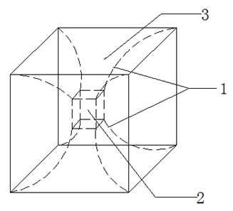 Multidirectional vibration energy recovery structure