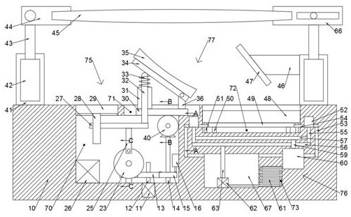 A high-efficiency heat dissipation solar power generation device