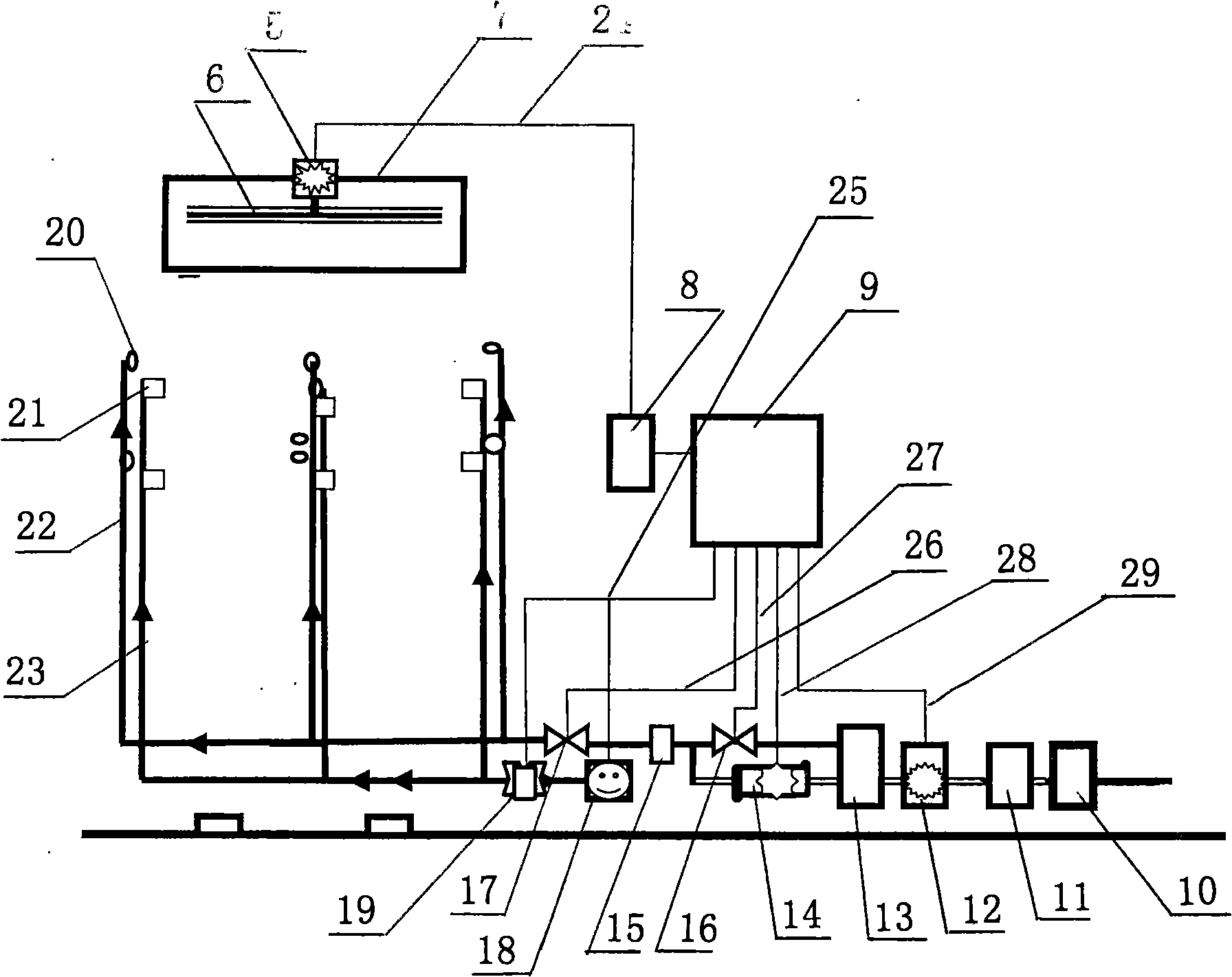 Novel self-supplying power source numerical control energy-saving apparatus