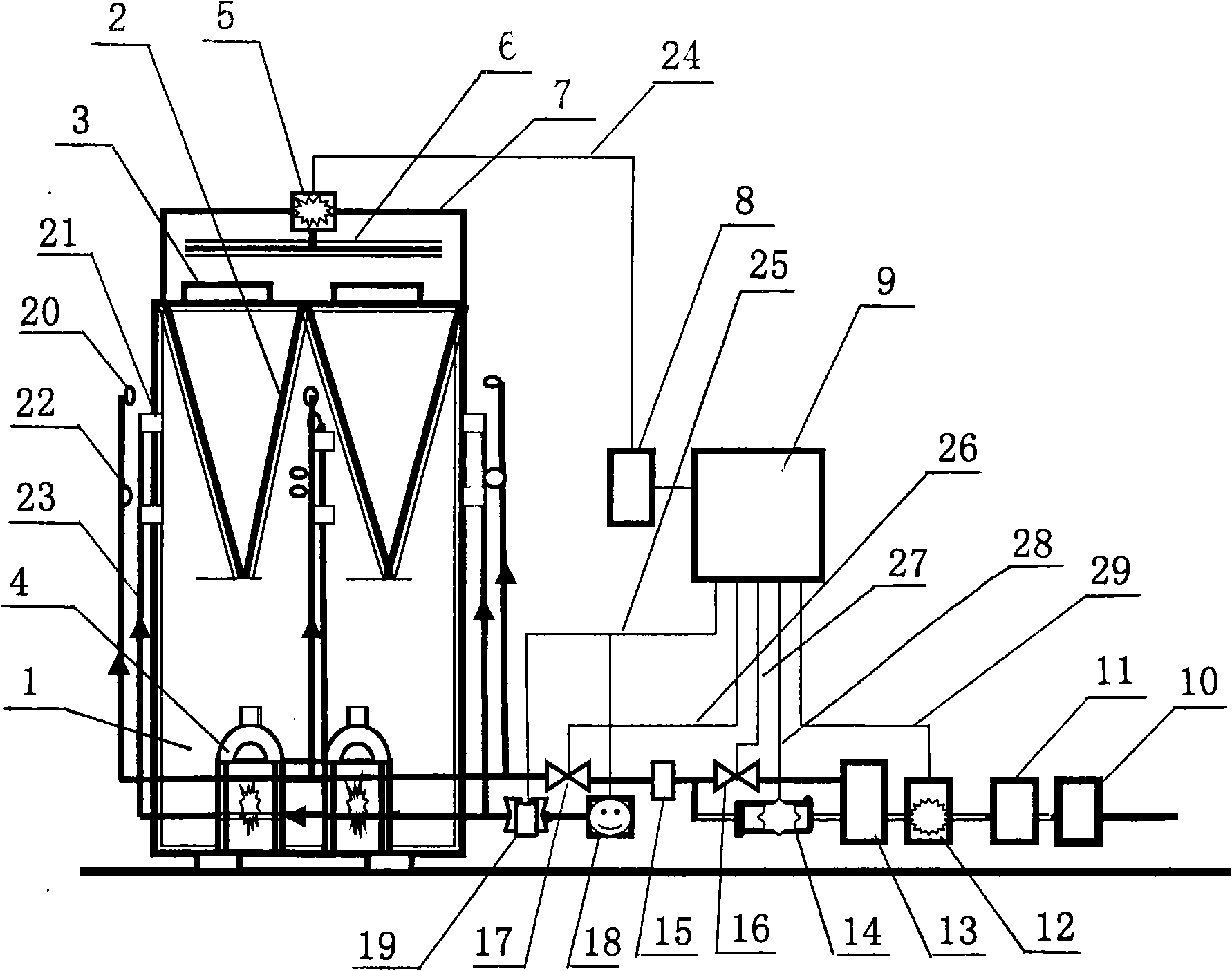 Novel self-supplying power source numerical control energy-saving apparatus