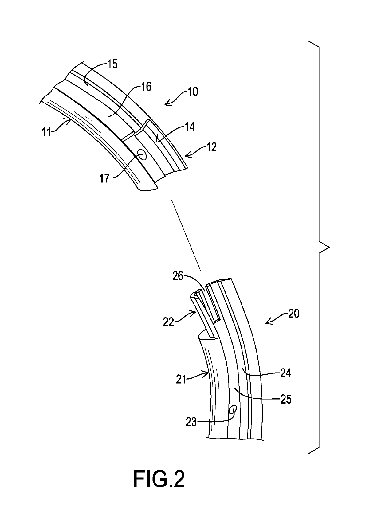 Positioning device for a supporting cloth