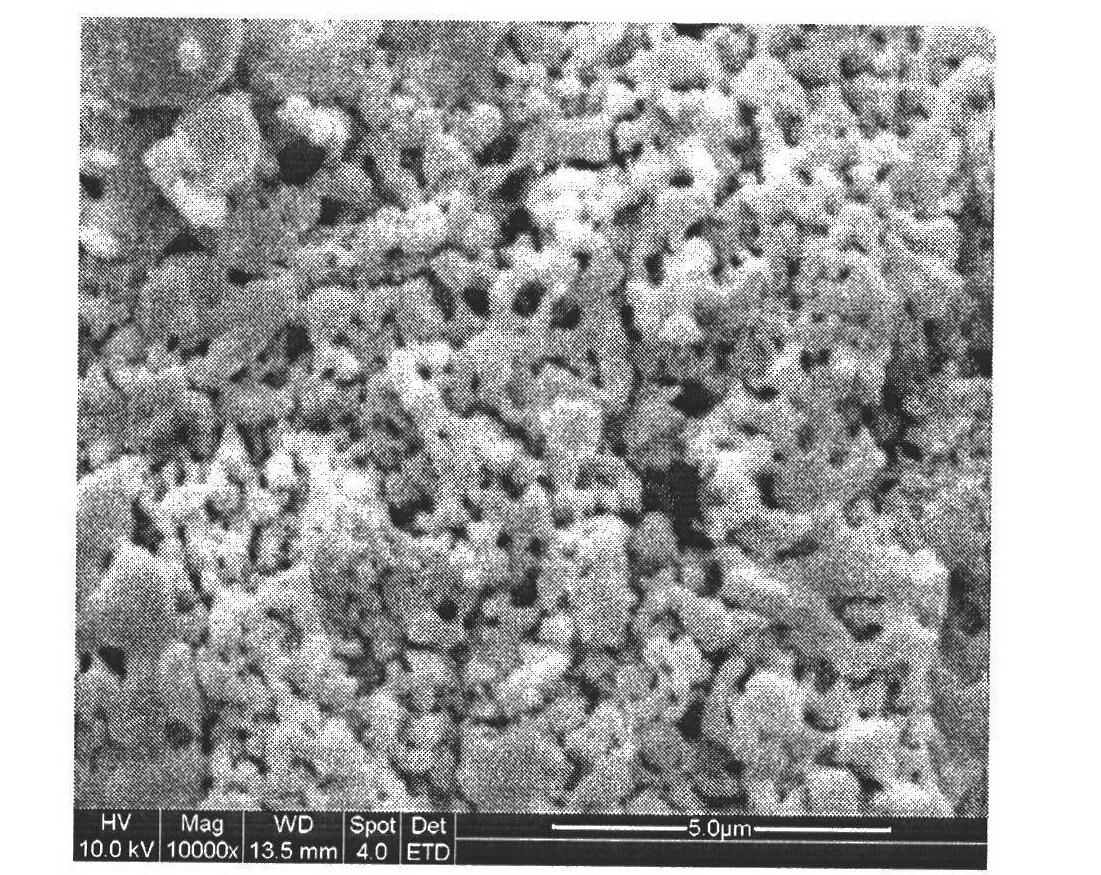 Hole channel amplification method of porous ceramic microballoon sphere