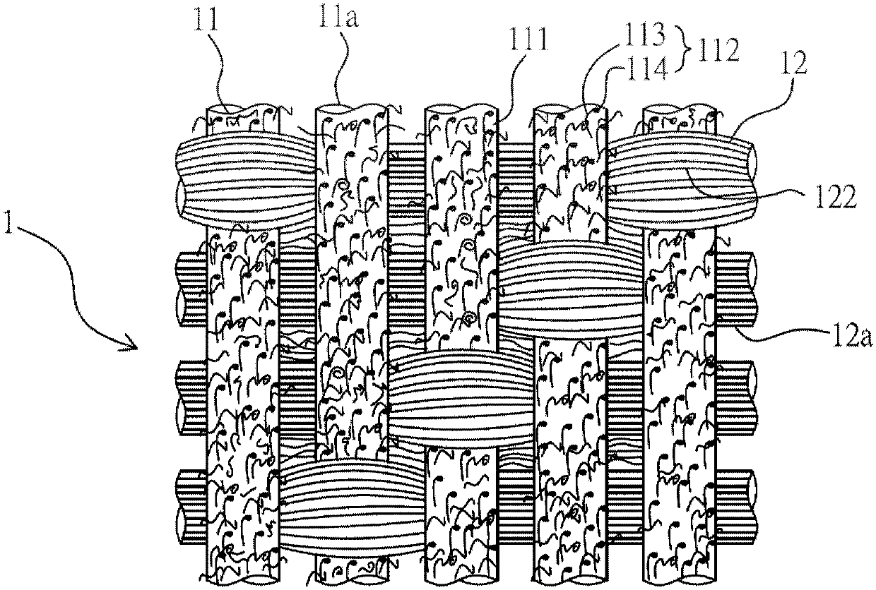 Self-fastening fabric