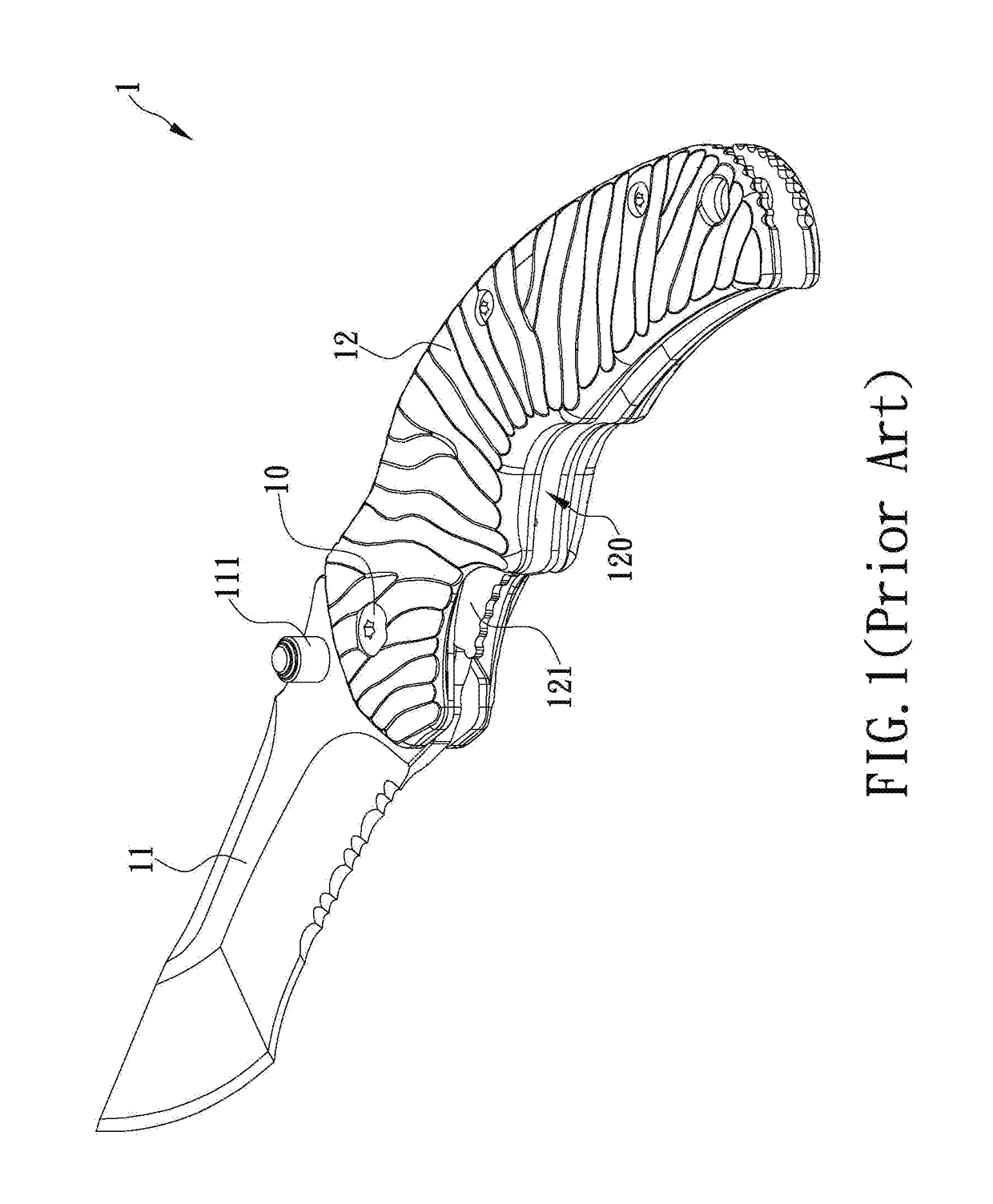 Knife configured to receive blade securely and safely