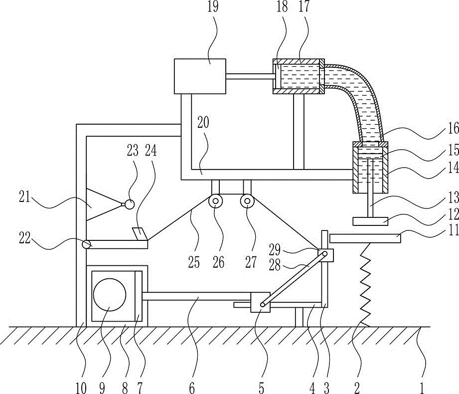 Pressure demonstrating device for physics education