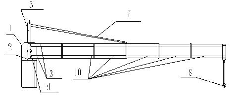 Rotatable multisection telescopic barrier vehicle stopper