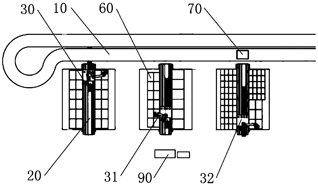 Batching system for knitting production