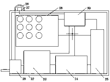 Portable split type first-aid calling device