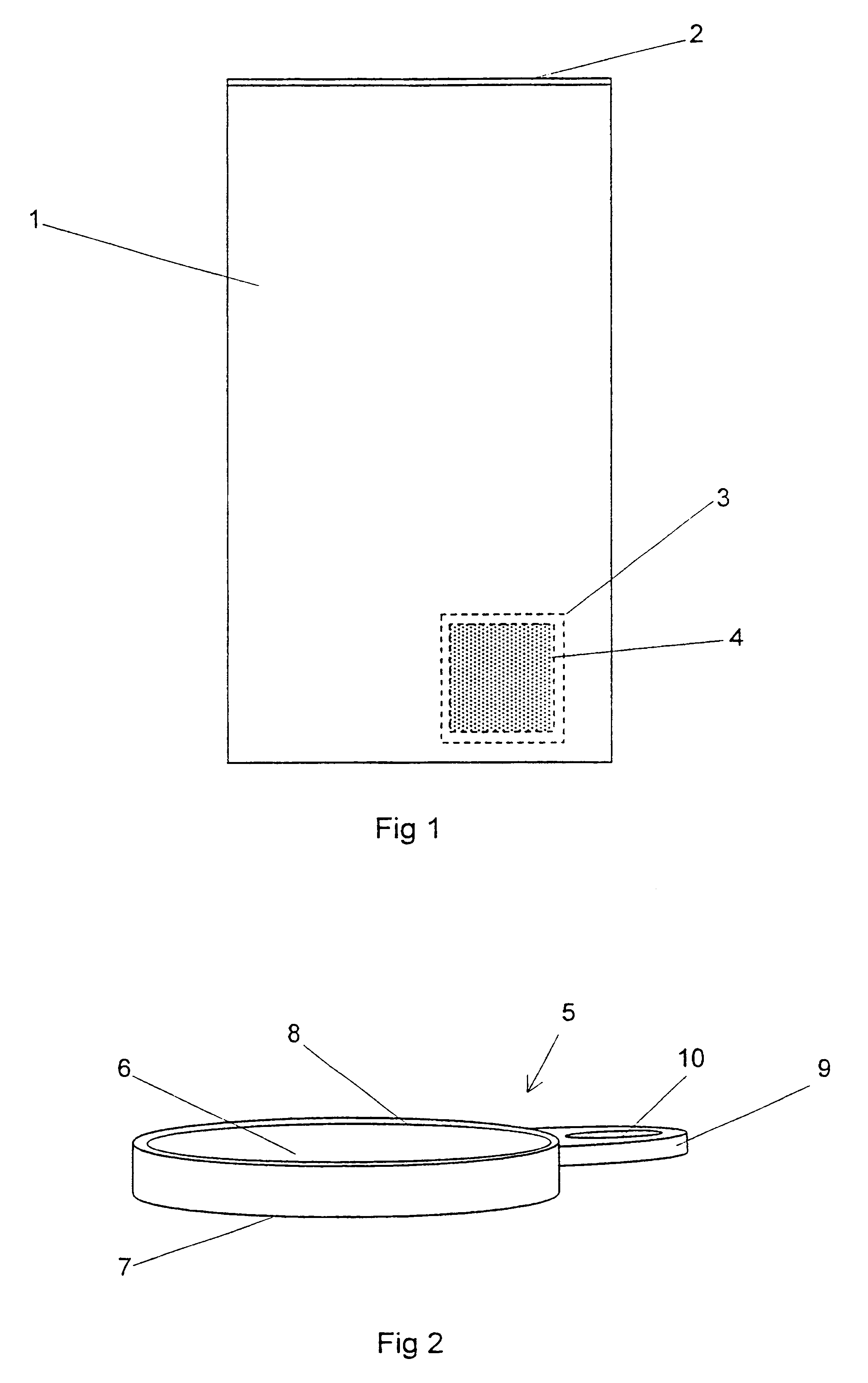 Container device for collecting urine