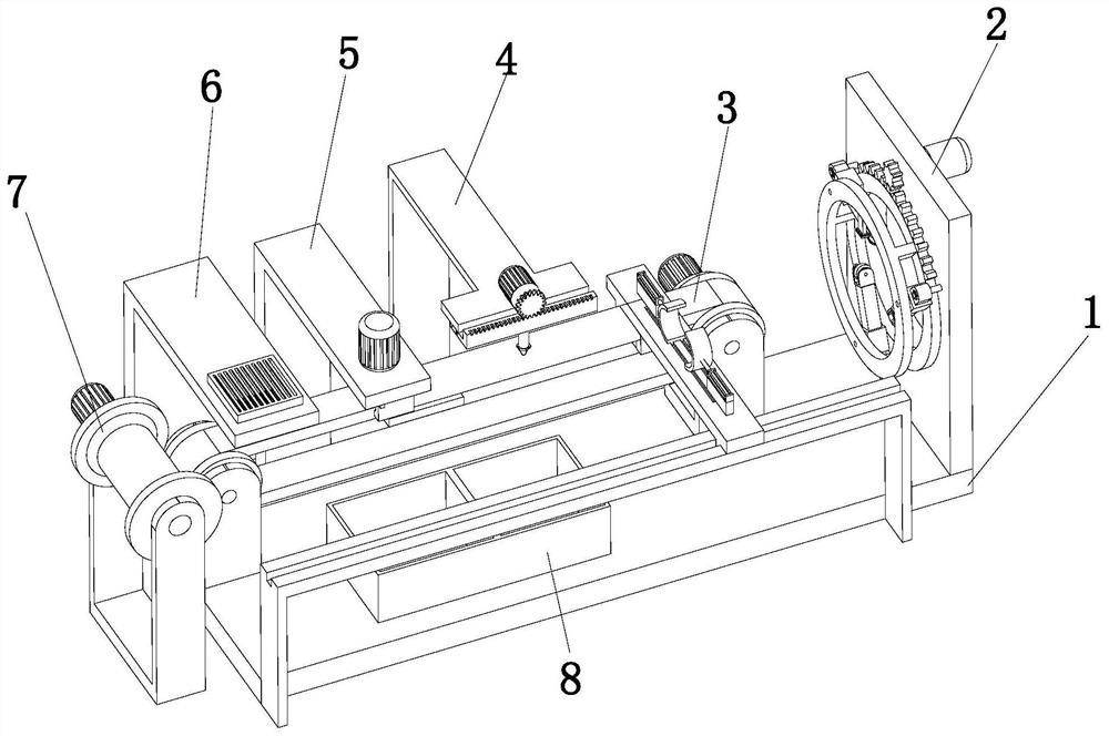 Automatic stretching and glue injection process for armored optical cable armor tube