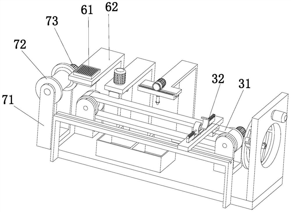 Automatic stretching and glue injection process for armored optical cable armor tube