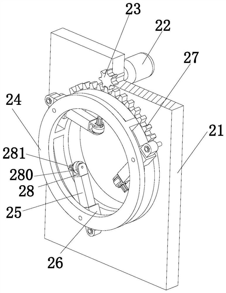 Automatic stretching and glue injection process for armored optical cable armor tube