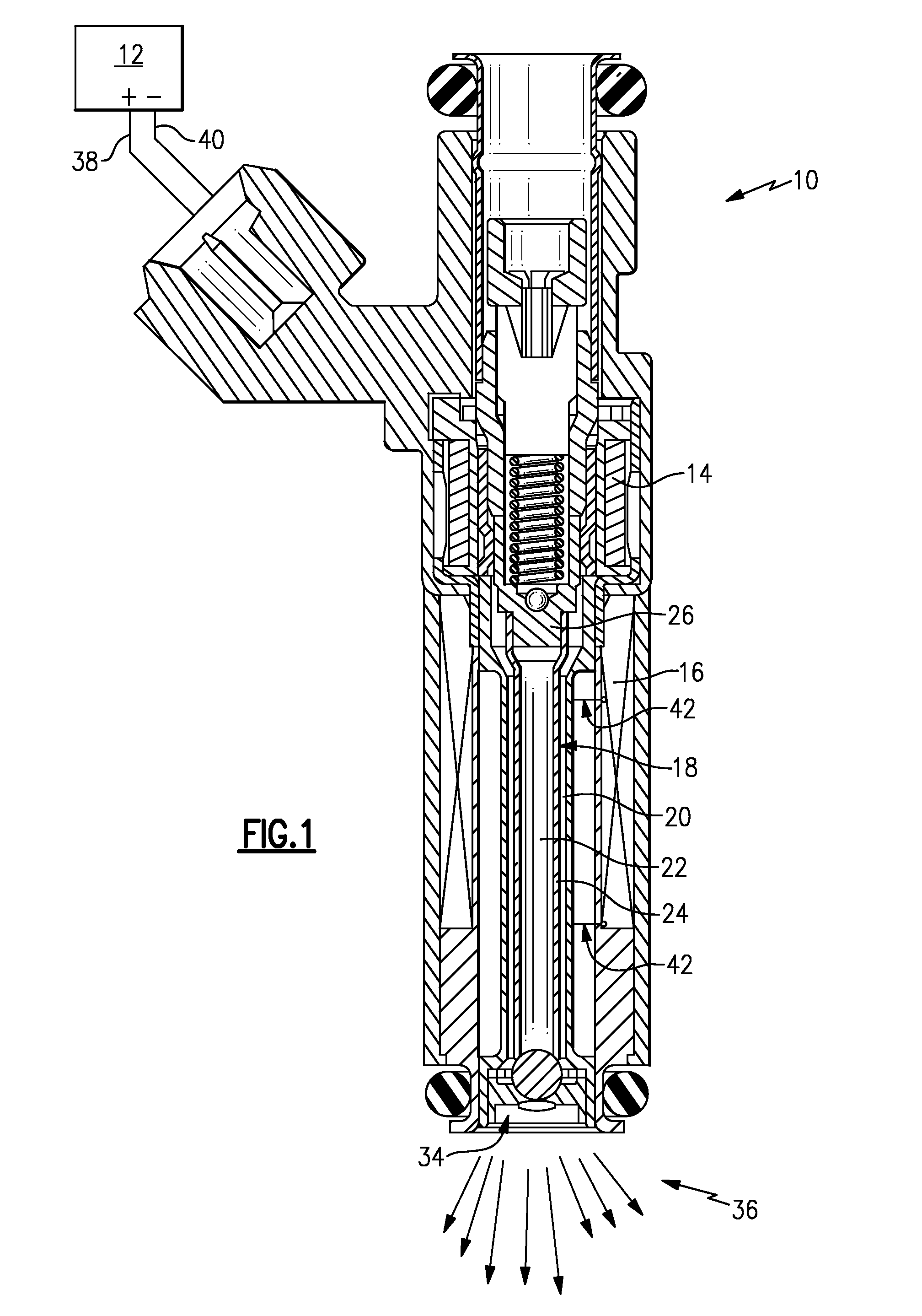 Inductive heated injector using additional coil