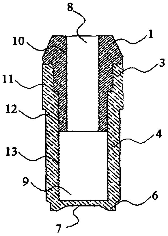 Split-type screw cap