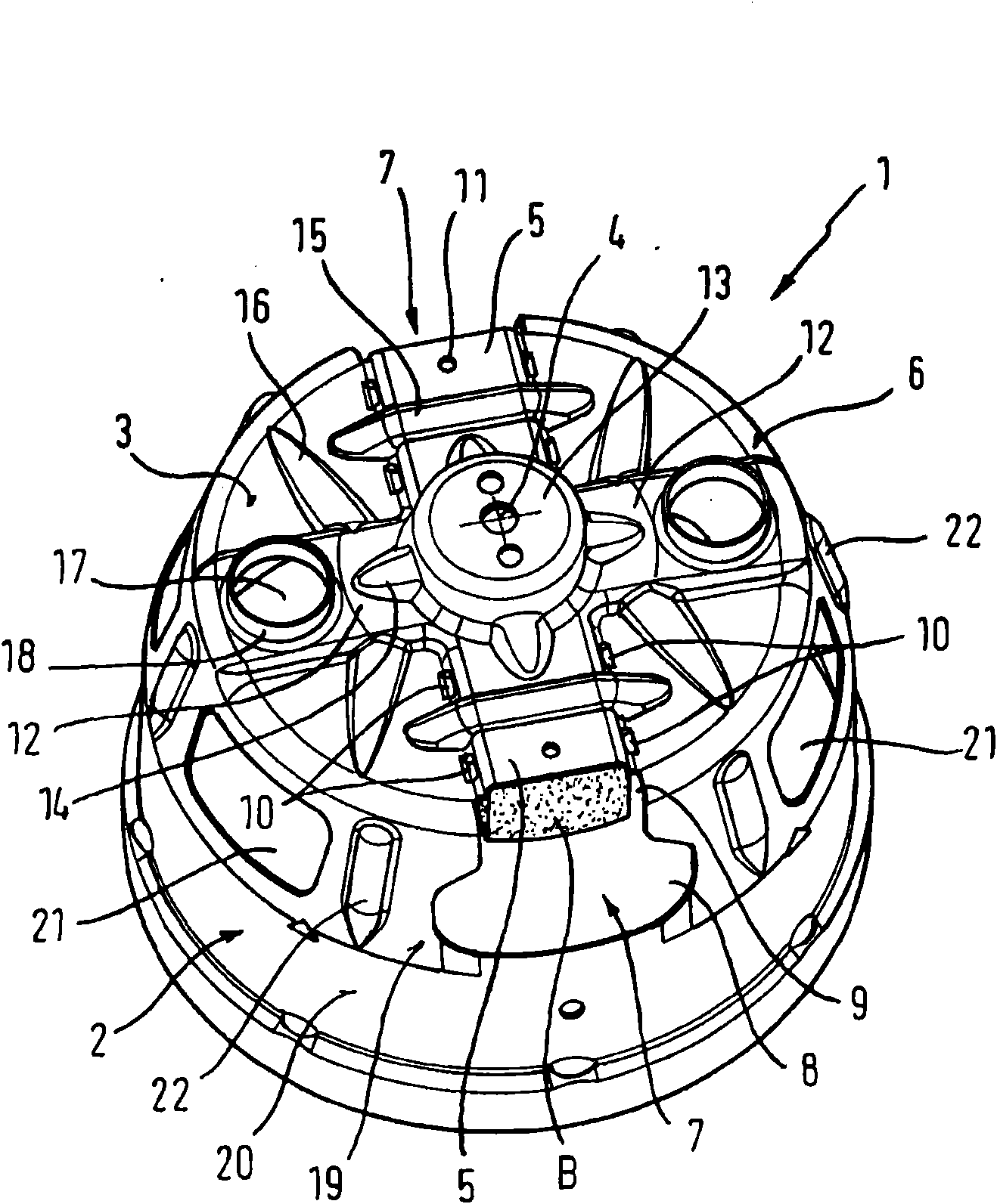 Housing for the drive of an electrical device, particularly a household appliance