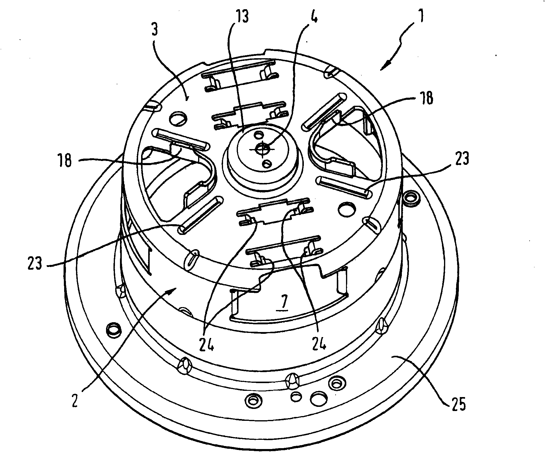 Housing for the drive of an electrical device, particularly a household appliance