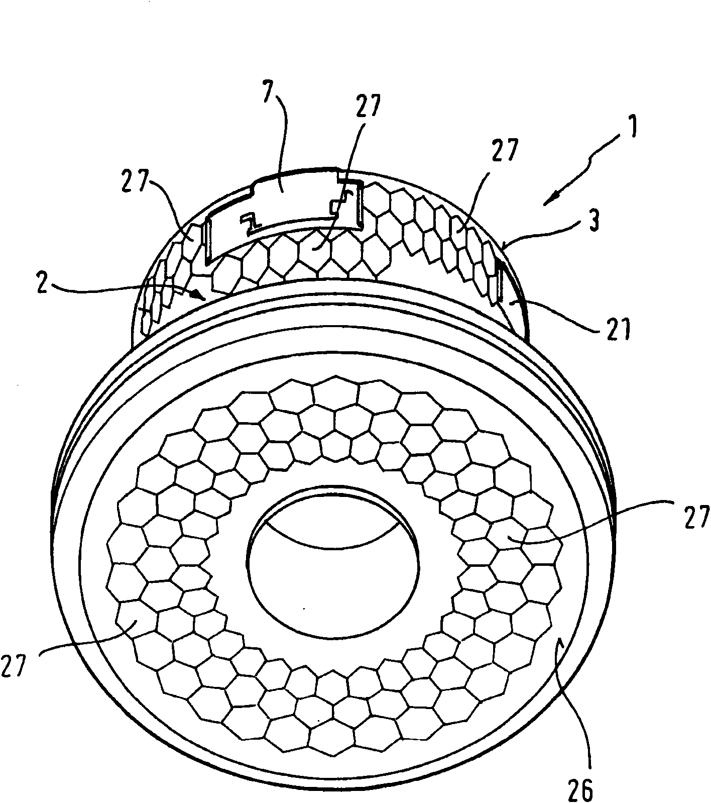 Housing for the drive of an electrical device, particularly a household appliance