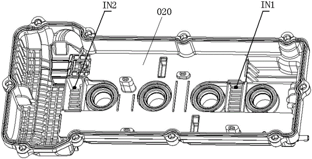 Improved structure of engine oil-gas separator