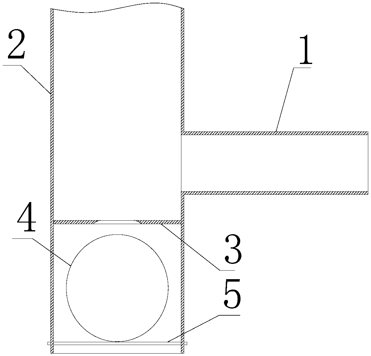 Cabin air pipe steam trap