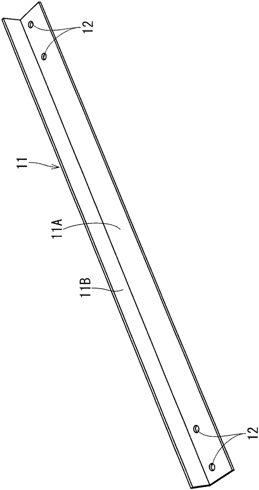 Connecting rod combination structure for trolley