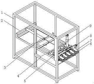 A device and method for extracting fibers from fiber bundles and collecting them neatly