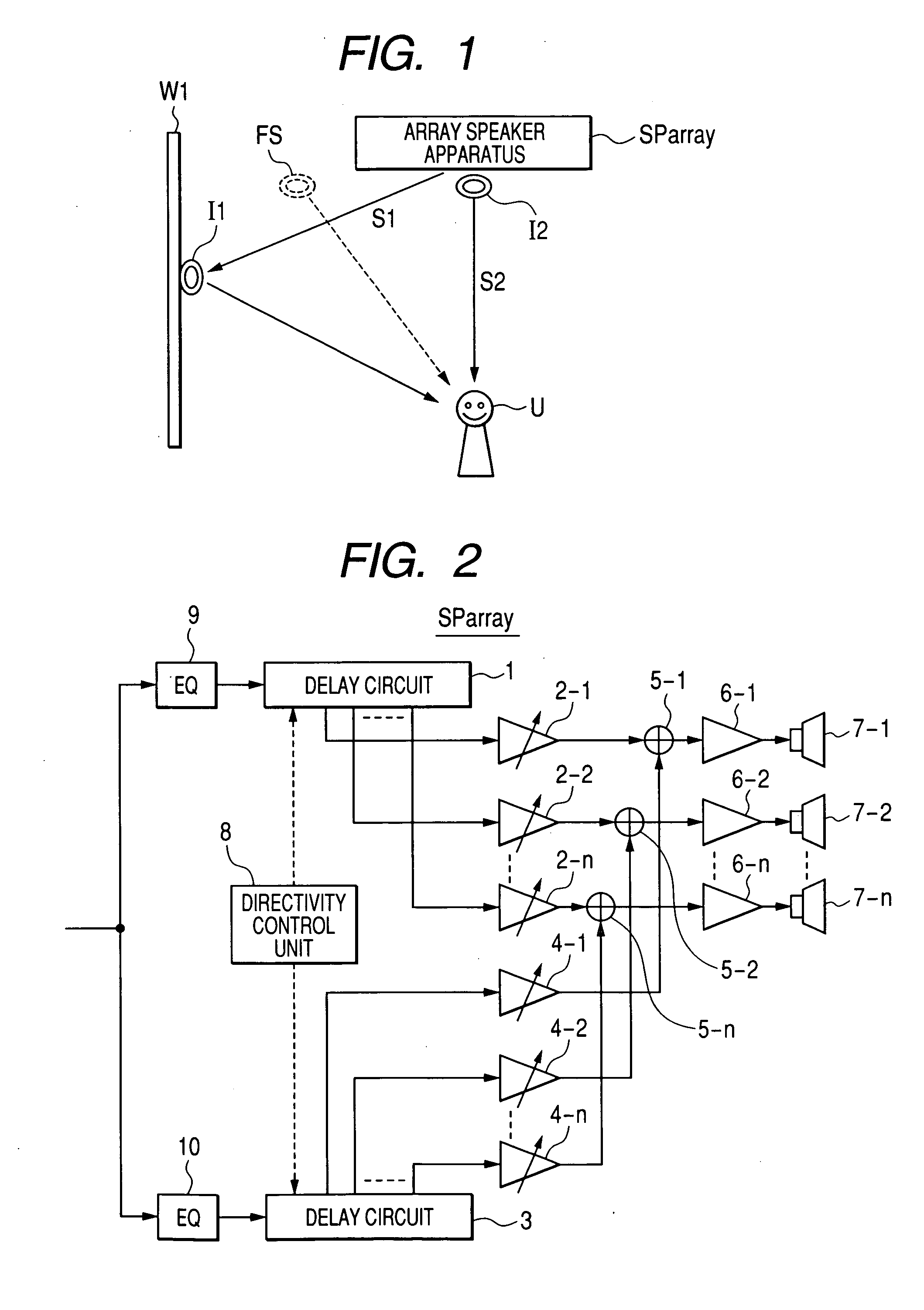 Array speaker apparatus