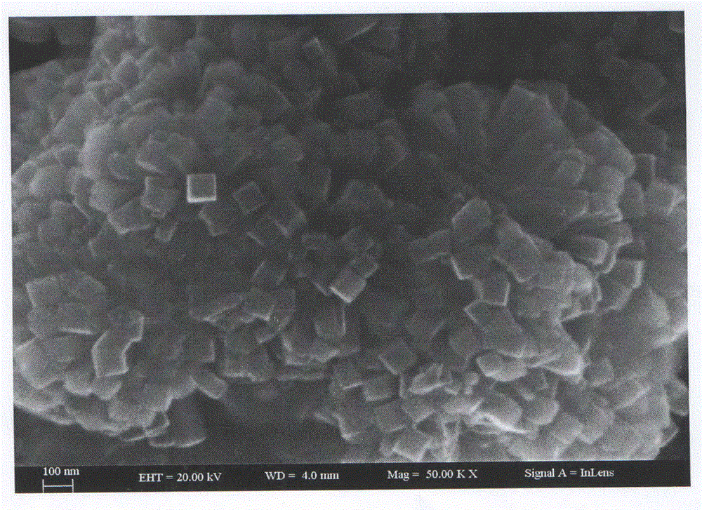 A kind of preparation method of ultrasensitive nitrogen dioxide sensing material