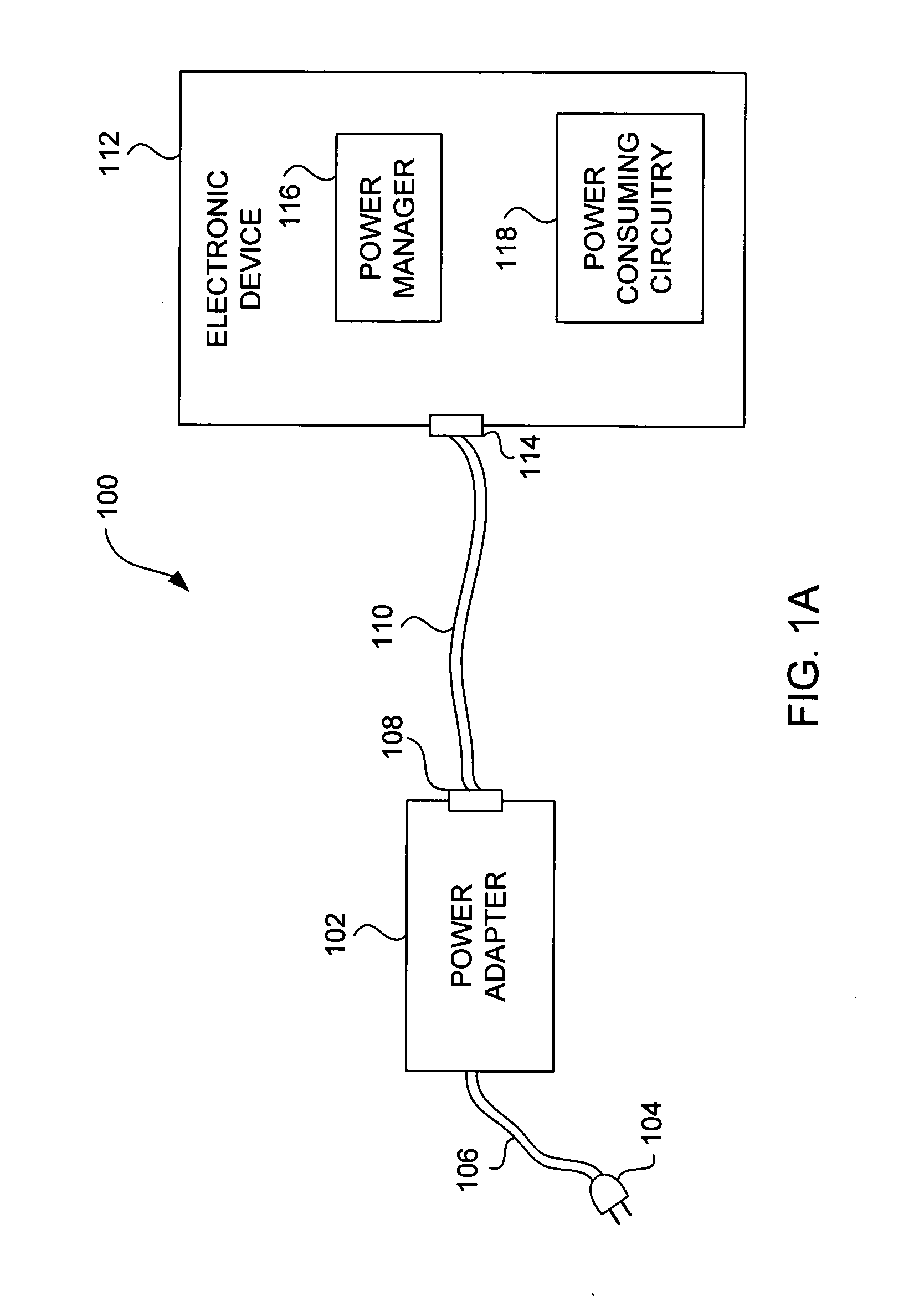 Method and system for discovering a power source on a peripheral bus