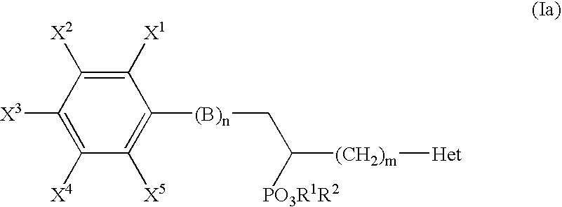 Alpha-substituted heteroarylalkyl phosphonate derivatives