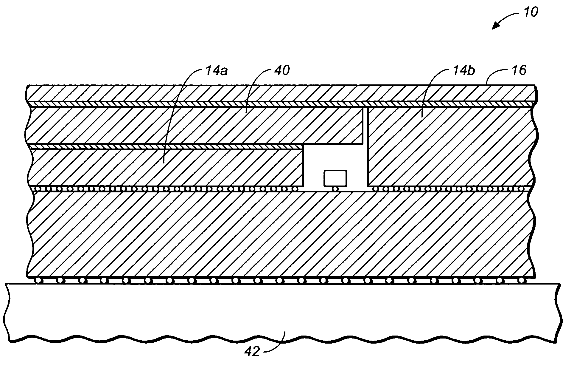 Multi-chip package having a contiguous heat spreader assembly