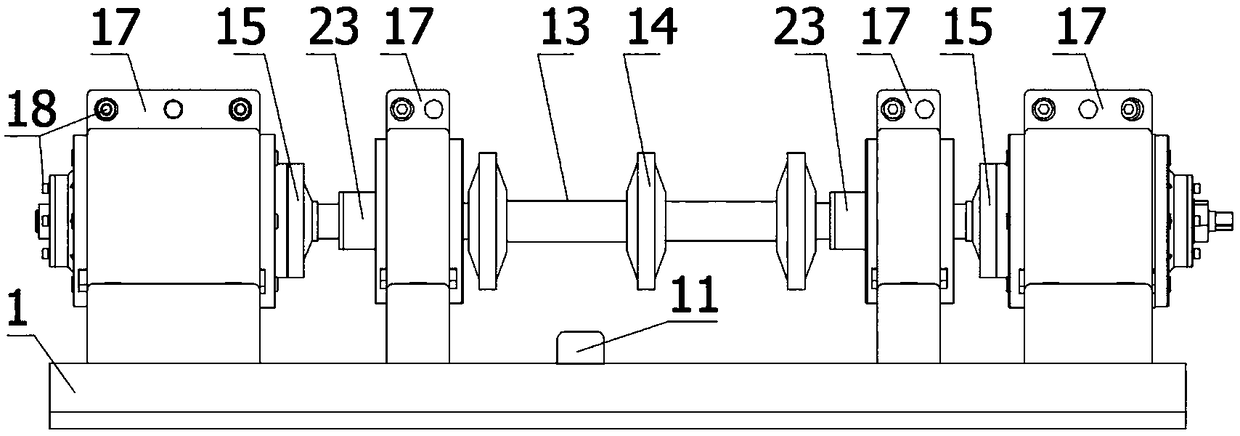 Magnetic bearing-rotor system multifunctional experiment table