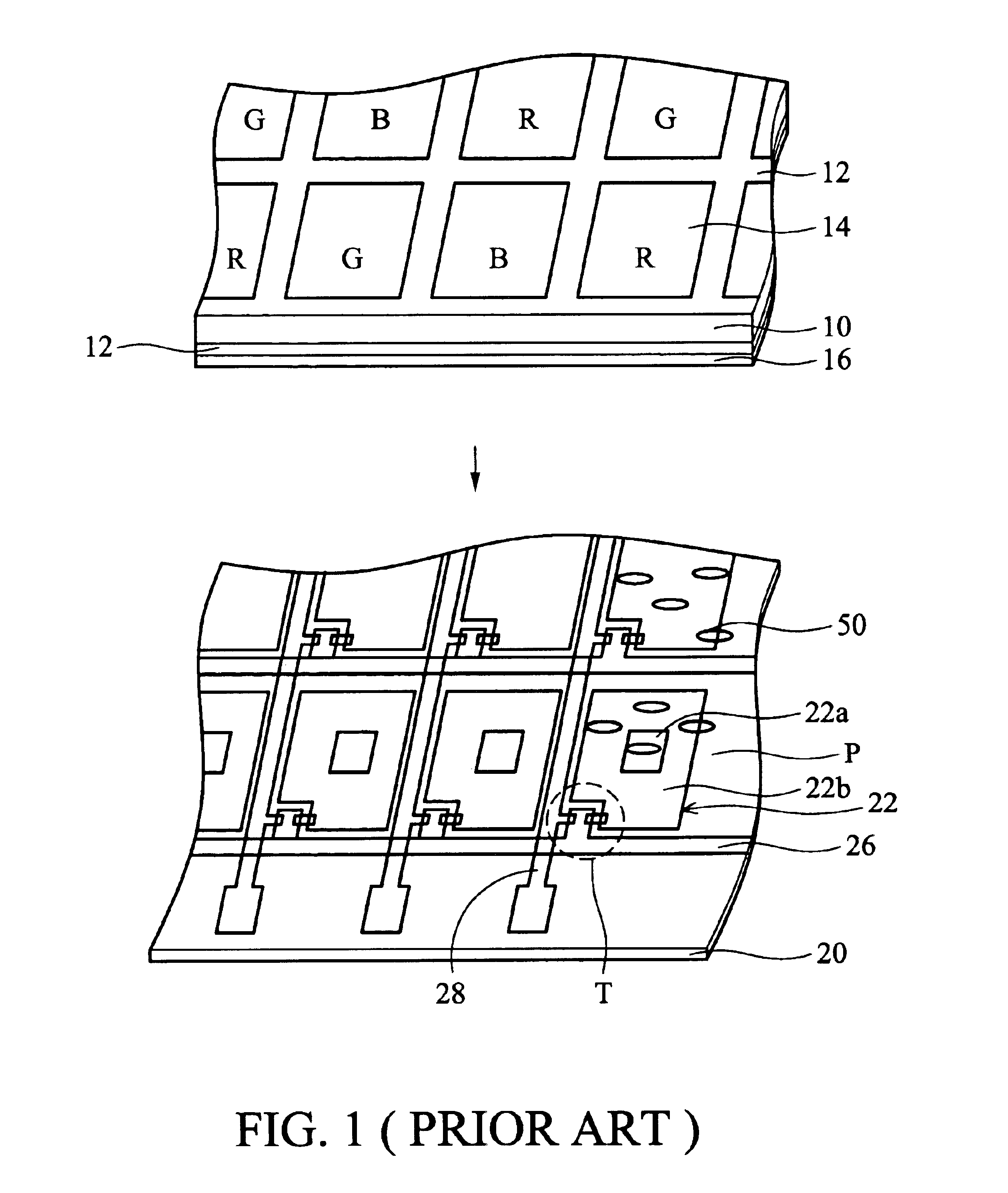 Transflective liquid crystal display device and fabrication method thereof