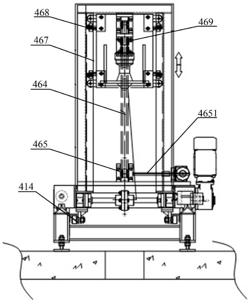 A material level detection device