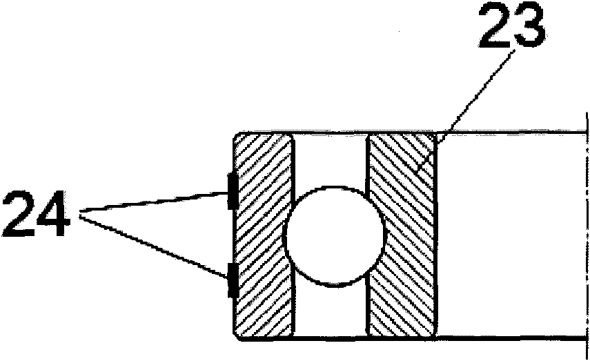 Input end assembly of mechanical supercharger