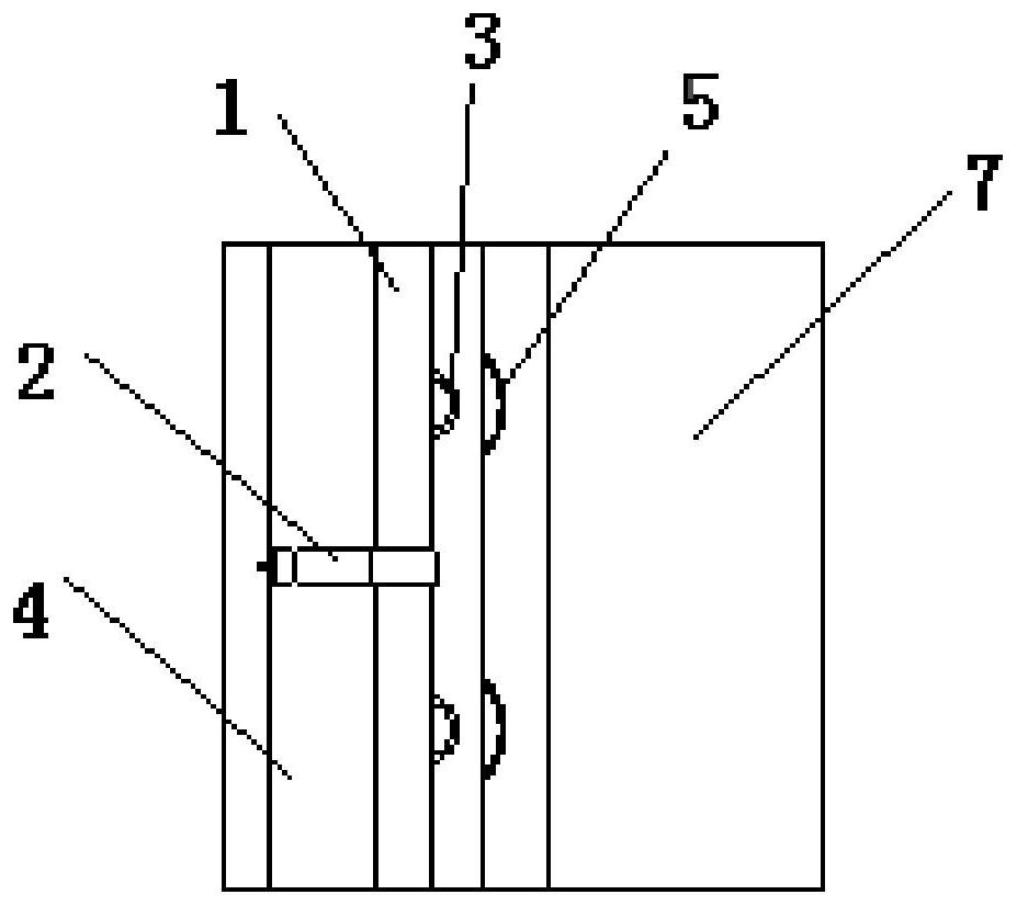 Highway bridge reinforced flexible anti-collision wall and construction method thereof