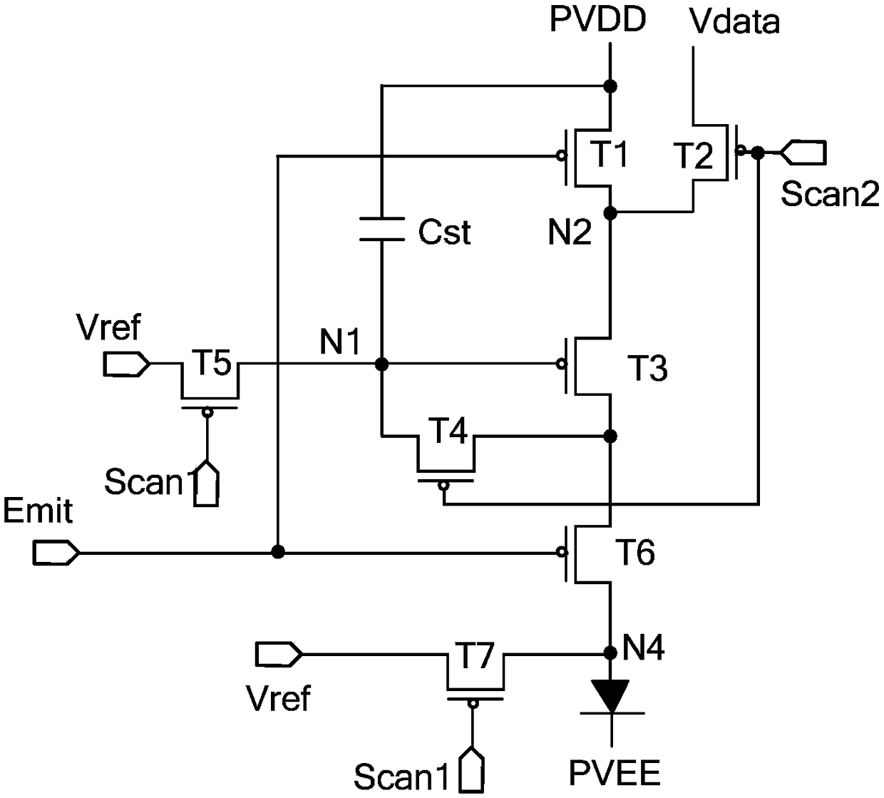 Light-emitting shift register, light-emitting control method, driving circuit and display device