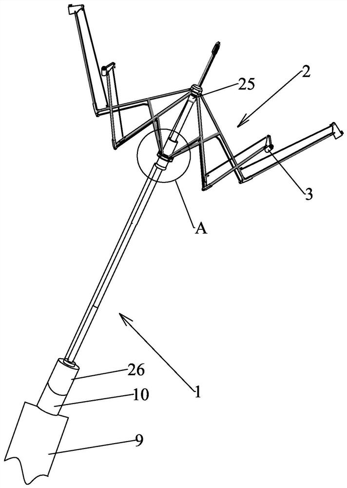 Bolt dismounting and mounting device and dismounting and mounting mode