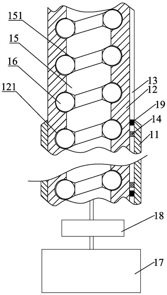 Bolt dismounting and mounting device and dismounting and mounting mode