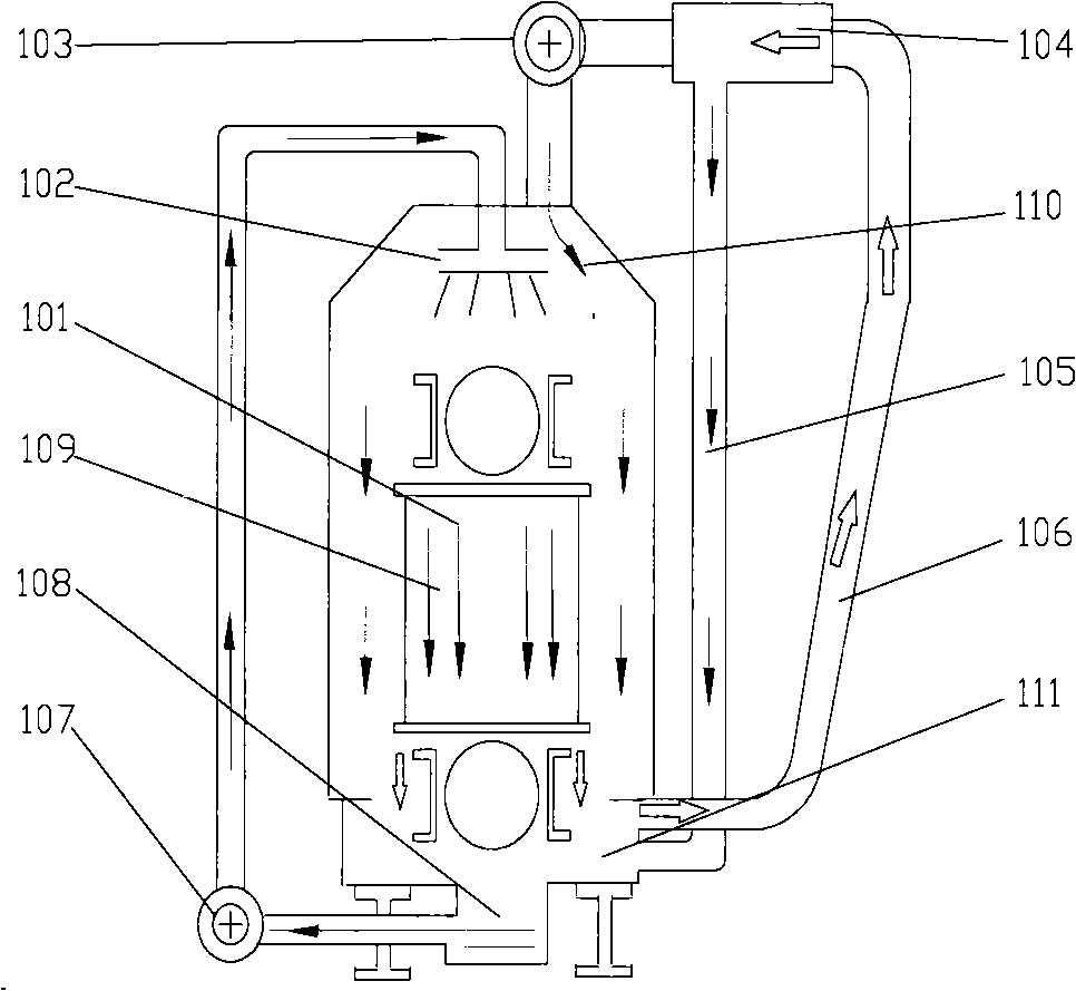 Non-homogeneous phase type power transformer for evaporative cooling