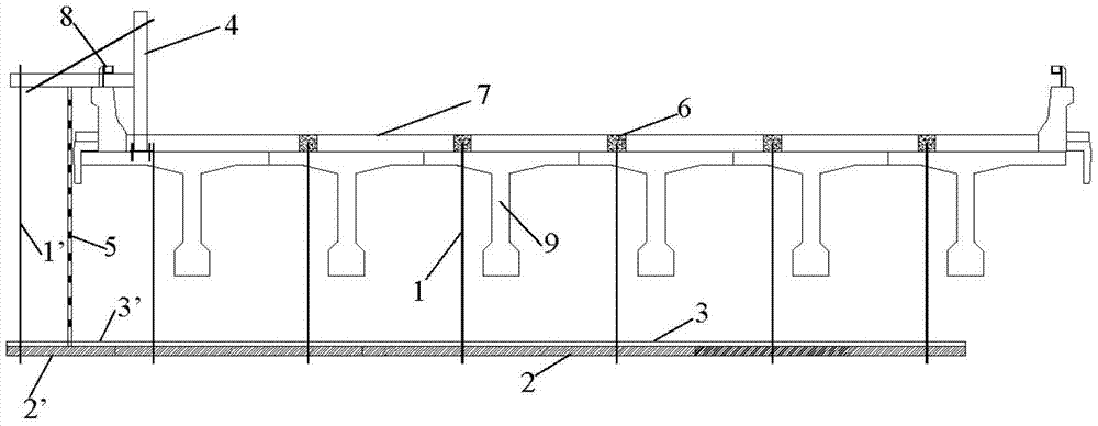 Suspension bracket system for existing bridge reinforcing and building method of suspension bracket system