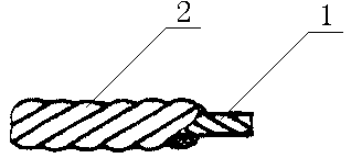 Flame-retardant composite yarns and production method for same