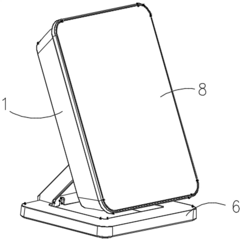 Voice broadcast box, control key and assembling method