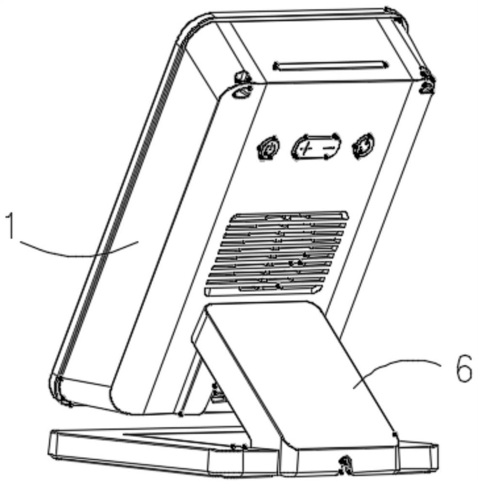 Voice broadcast box, control key and assembling method