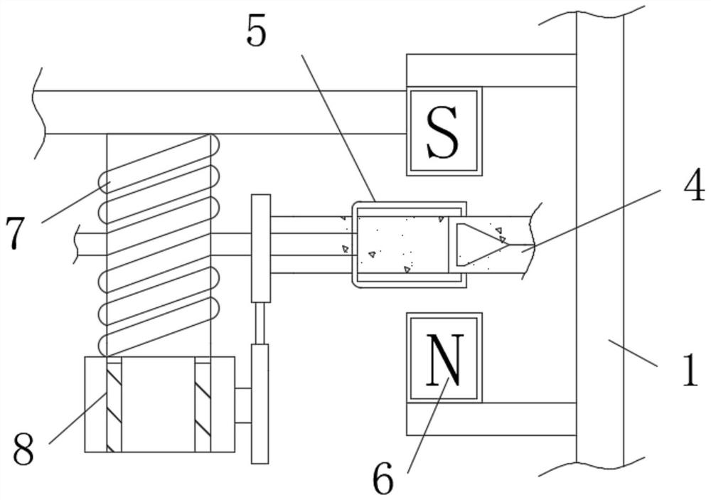 Energy-saving and environment-friendly non-woven fabric fluff spraying equipment capable of sensing flow velocities and changing diameter