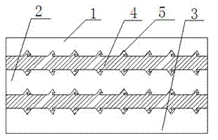 A kind of composite flexible graphite sealing material and sealing gasket manufacturing method