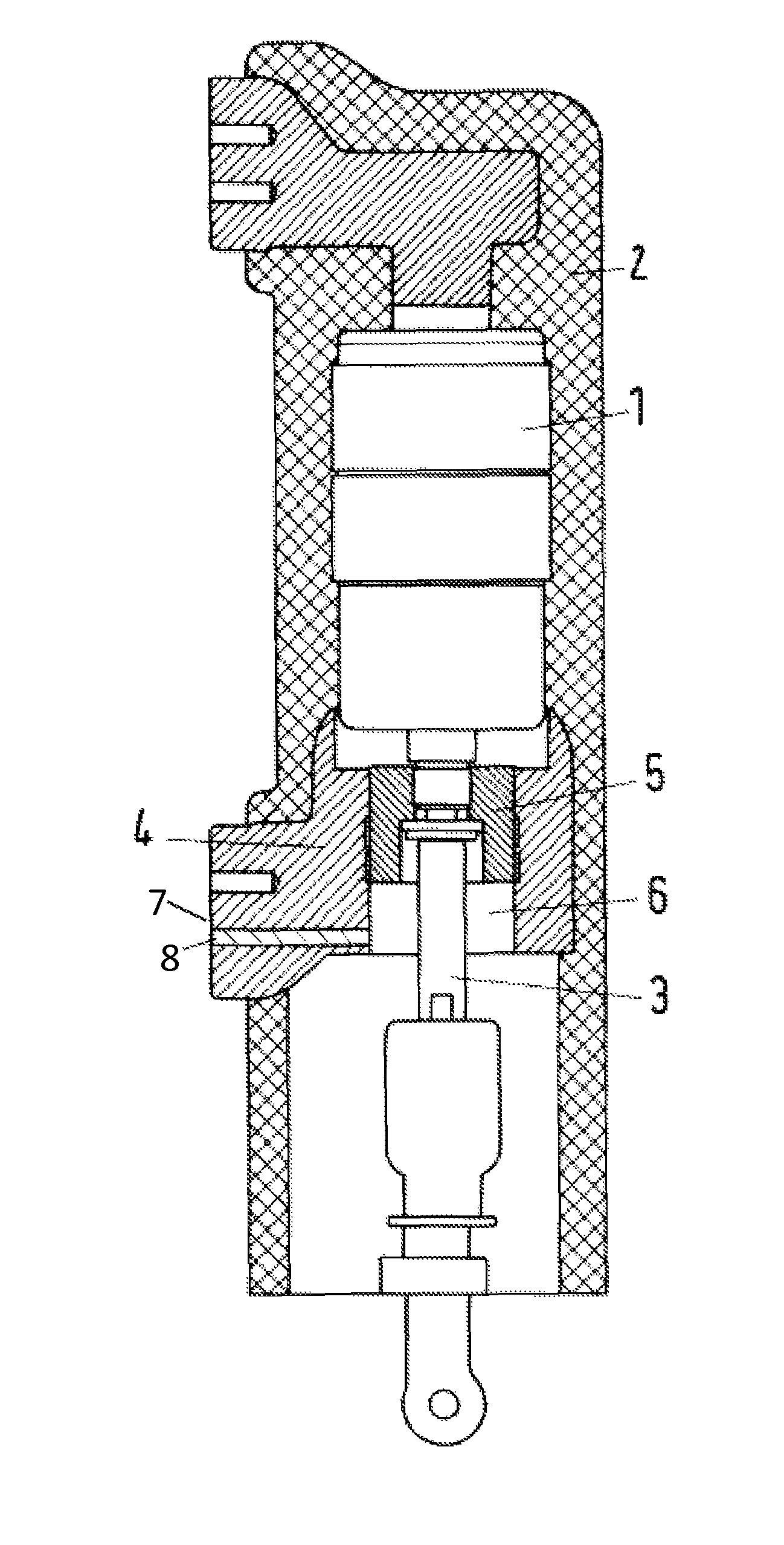 Pole part of a medium-voltage switching device