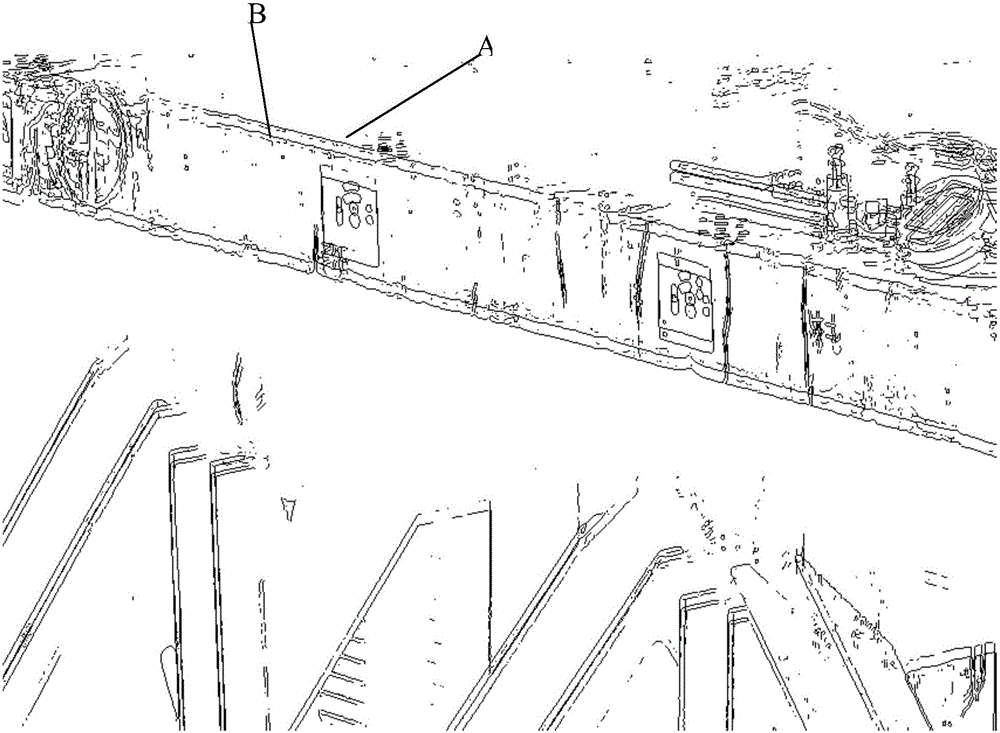 Structural deformation monitoring method based on contour line image stacking difference analysis