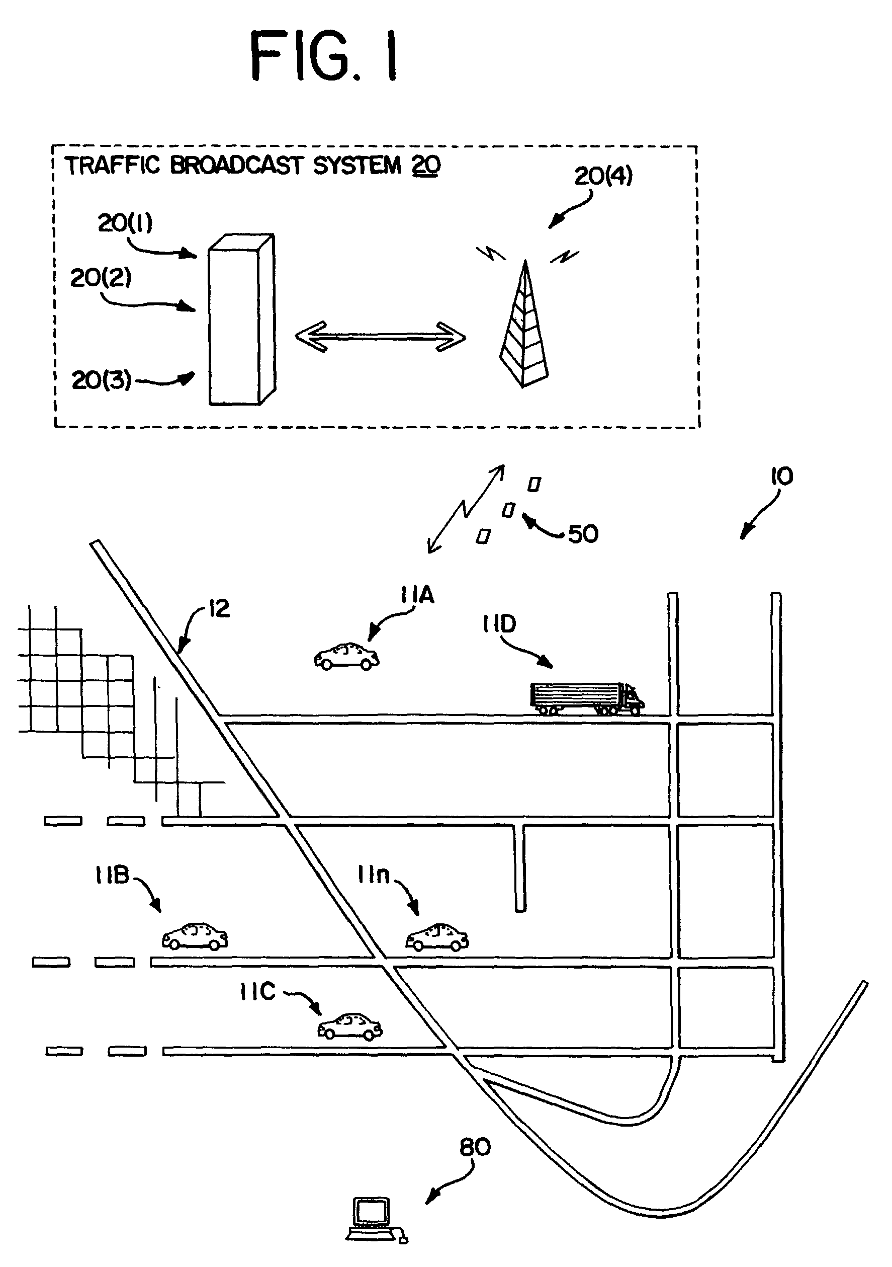 Method and system for using real-time traffic broadcasts with navigation systems