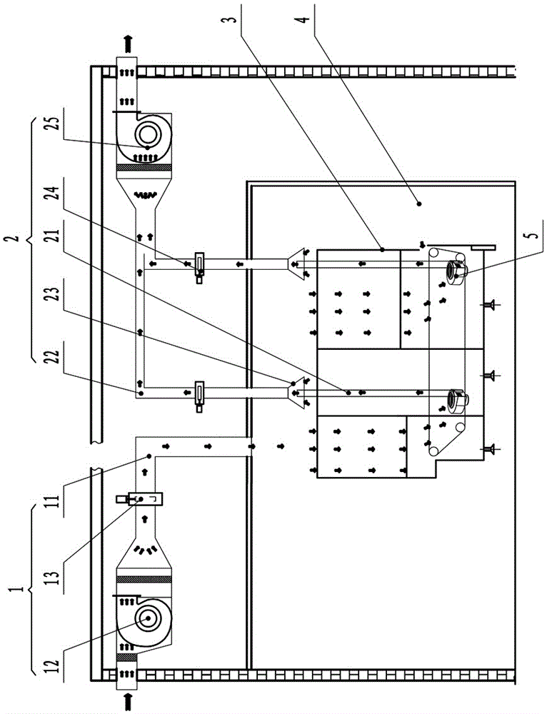 Air supply and exhaust system and air supply and exhaust method for a sterilizing dryer